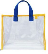 Women Clear Transparent Shoulder Bag Jelly Candy Summer Beach Tote Handbag