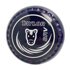 Taylor SRV Lawn Bowls Size 1 Heavy Gripped Dark Blue/Magenta -HAC6535A