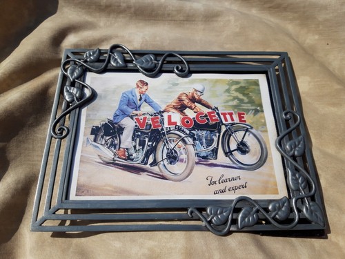 Retro style vintage velocette - style,