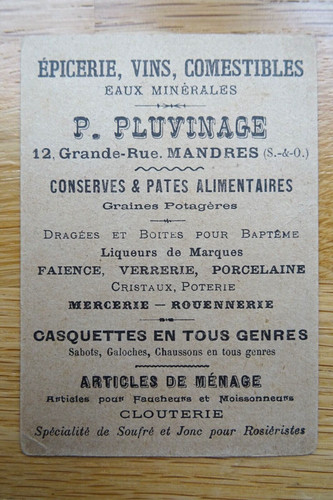 Antique shop advertising - advertising, card