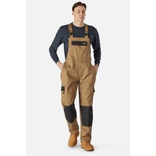 Dickies Everyday Bib and Brace Polyester Men's Brown Work Overall