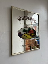 Vintage Southern Comfort Pub Man Cave Metal Framed Mirror