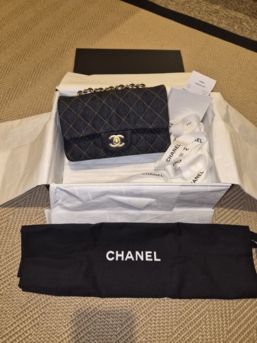 Chanel denim mini rectangle - denim,