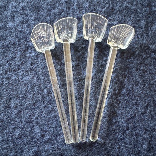Salt cellar spoons glass - salt,