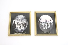 Two Vintage Silhouettes Signed