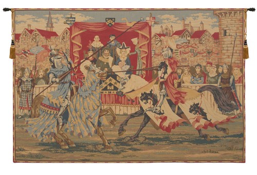 Medieval lists tapestry wall - medieval,