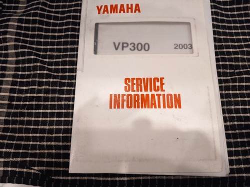 Yamaha vp300 factory service - vp300,