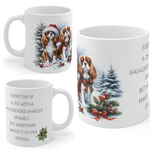 11oz ceramic cavalier king - ceramic,