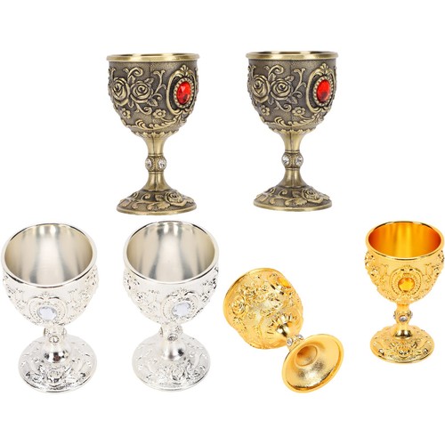 Medieval goblets set - 2x,