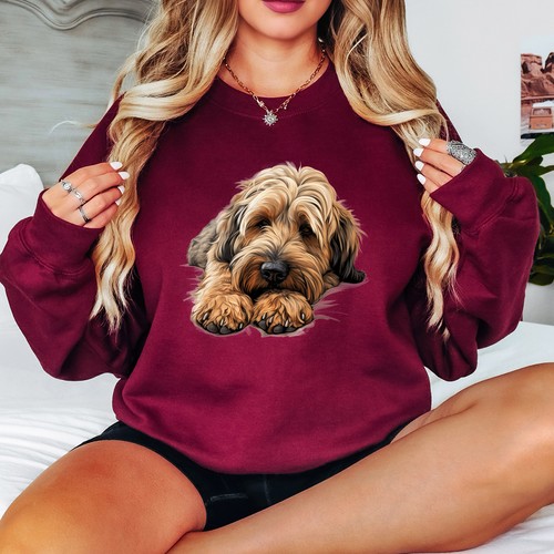 Briard dog breed - dog, animals