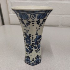 Vintage Delft Blue Small Vase