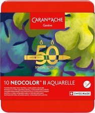Caran d'Ache Neocolor II Water-Soluble Wax Pastels 50 1 count (Pack of 1) 
