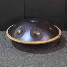 9 Note D Kurd Handpan with Carrying Bag by Gear4music, Black - USED - RRP £399