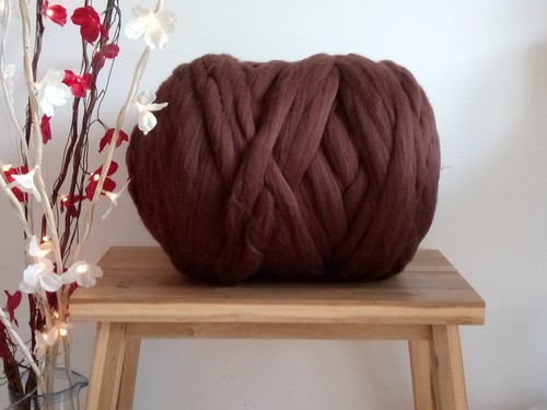 Chocolate brown merino wool - brown*merino,