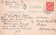 FAMILY HISTORY - POSTCARD -