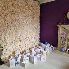 flower wall hire and table decorations buy or hire