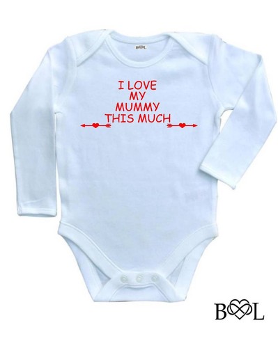 Baby boy vest love my - baby,