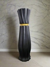 Large black ceramic floor - black,