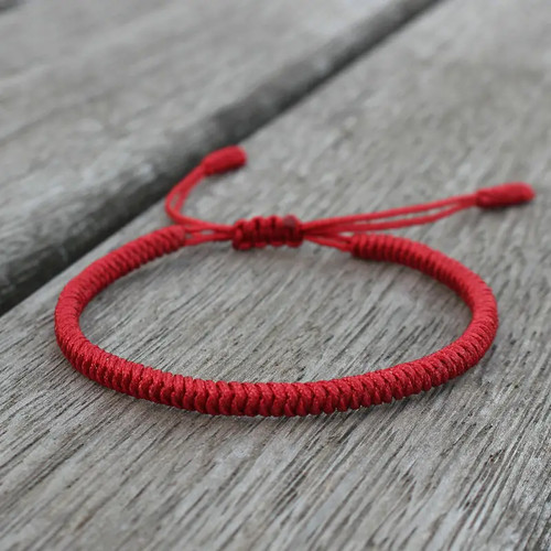 Tibetan handmade red rope - tibetan,