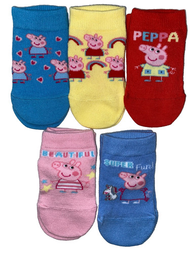 New 5prs baby girls peppa - new,