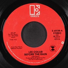 LEE OSKAR: before the rain / haunted house ELEKTRA 7" Single 45 RPM