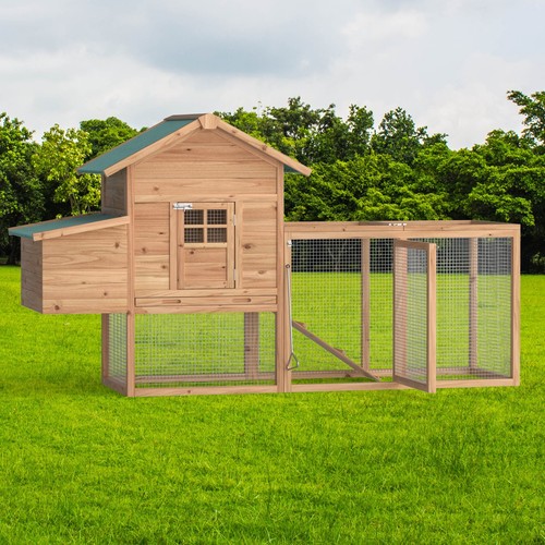 Outdoor wooden chicken - outdoor,