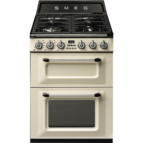 Smeg cooker cream - cream, 60cm