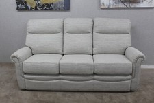 G Plan Avon Chevron Dove Fabric Static 3 Seater Sofa RRP £1719