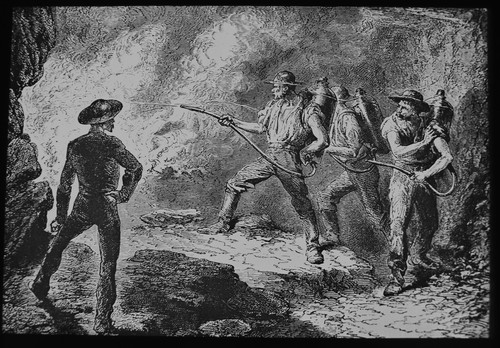 Coal mining using fire - using,