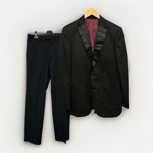 Mens black tuxedo dinner - m&s,