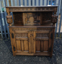 Stunning Antique Oak Court Cupboard In VGC ~48" Wide