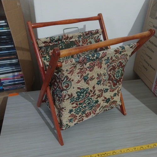 Vintage wooden folding - wooden, rack