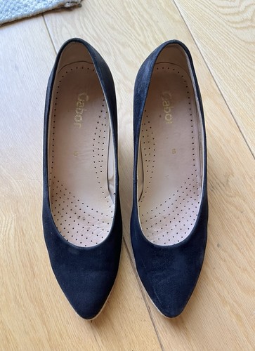 Gabor suede platform court - suede,
