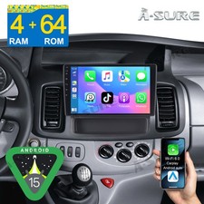 For Vauxhall Vivaro A 2010-2014 Android 15 Car Radio 4+64GB CarPlay Sat Nav Unit