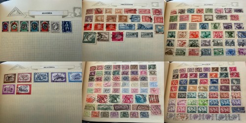 Vintage stamp album - , worldwide