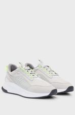 Mens BOSS Trainers Grey Casual