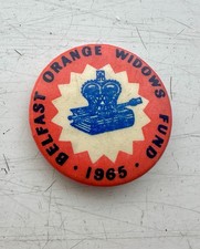 Orange Widows 1965 Fund Pin