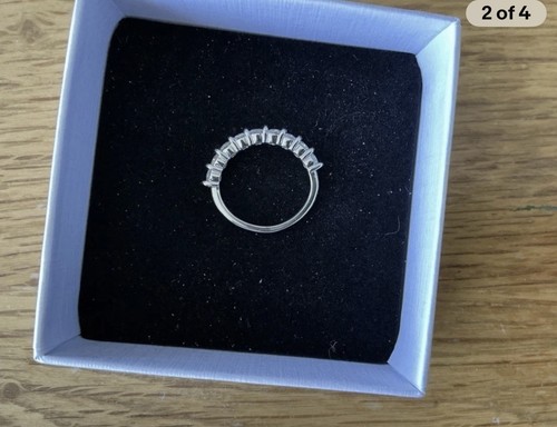 Platinum natural diamond ring - platinum,