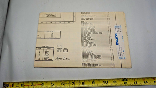 1974 mazda wiring diagram - wiring,