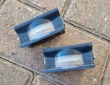 BMW 5 Series E34 Touring Number Plate Registration Light Lamp X2 PAIR