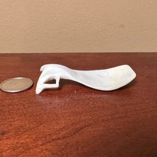 RDLC Traditional 1:9 Scale FLAT BACK CANTLE STYLE ENGLISH SADDLE TREE Resin FLAW