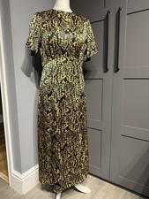 Next Black Gold Shiny Midi