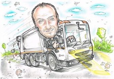 Birthday, Retirement, Any Occasion Caricature Cartoon drawing, Unique Funny gift