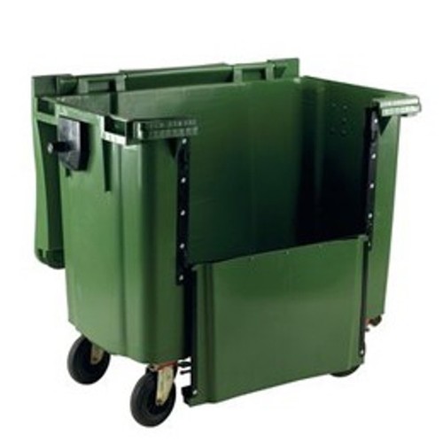 1100l wheelie bin - bin, down