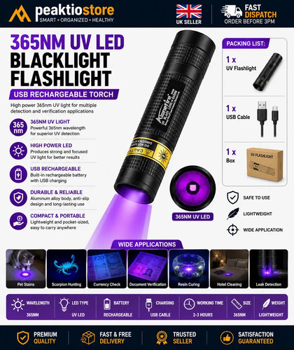 365nm led blacklight - uv,