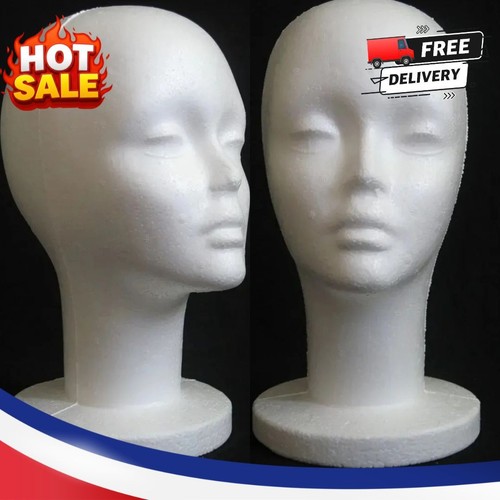 Female foam mannequin head - female,