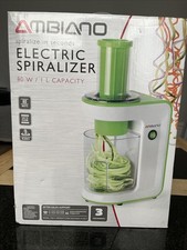 AMBIANO ELECTRIC SPIRALIZER 80w/1l Capacity Brand New