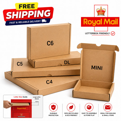 Large letter box royal - box,