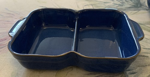 Denby imperial blue divided - denby,