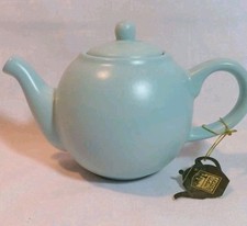 Tea pot London Pottery T-pot Duck Egg Blue Teapot 12cm Tall. New!! #540